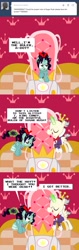 Size: 1102x3487 | Tagged: safe, artist:alisonwonderland1951, derpibooru import, king candy, ponified, sugar rush, tumblr, vanellope von schweetz, wreck-it ralph