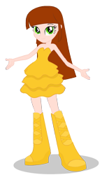 Size: 683x1171 | Tagged: safe, artist:iamsheila, color edit, derpibooru import, oc, oc only, oc:butter princess, equestria girls, bangs, humanized, natural hair color, recolor, simple background, solo, transparent background