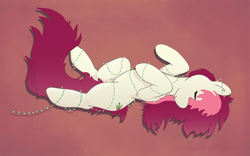 Size: 1920x1200 | Tagged: safe, artist:finalflutter, derpibooru import, roseluck, christmas lights, sleeping, solo