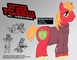 Size: 900x706 | Tagged: safe, artist:vjmorales, derpibooru import, big macintosh, earth pony, pony, male, parody, scott pilgrim vs the world, solo, stallion, stephen stills