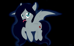 Size: 1224x768 | Tagged: safe, artist:pisonisy, derpibooru import, oc, oc only, bat pony, pony, adventure time, crossover, marceline, solo