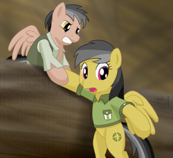 Size: 935x855 | Tagged: safe, artist:phallen1, derpibooru import, daring do, clothes, daring dad, daringverse, indiana jones, indiana jones and the last crusade, parody, recolor