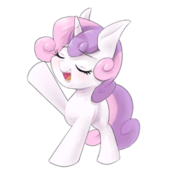 Size: 400x400 | Tagged: safe, artist:30clock, derpibooru import, sweetie belle, pixiv, solo