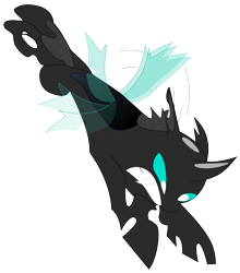 Size: 1370x1554 | Tagged: safe, artist:flutterflyraptor, derpibooru import, changeling, simple background, solo, transparent background, vector