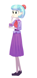 Size: 480x1005 | Tagged: safe, artist:carnifex, coco pommel, equestria girls, commission, equestria girls-ified, simple background, solo, transparent background