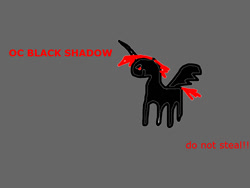 Size: 800x600 | Tagged: safe, derpibooru import, oc, oc only, alicorn, pony, alicorn oc, black shadow, donut steel, red and black oc, solo