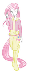 Size: 491x1192 | Tagged: safe, artist:daily, oc, oc only, oc:ivy, satyr, offspring, parent:fluttershy, solo