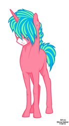 Size: 948x1715 | Tagged: safe, artist:silverlininggirl, derpibooru import, oc, oc only, oc:cosmosis, pony, unicorn, earring, female, mare, piercing, solo