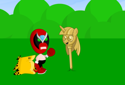 Size: 1196x818 | Tagged: safe, derpibooru import, homestar runner, meme, strong bad, the cheat, twilight scepter