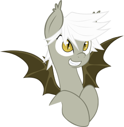 Size: 4768x4915 | Tagged: safe, artist:zee66, derpibooru import, oc, oc only, oc:gloom wing, bat pony, pony, absurd resolution, simple background, solo, transparent background, vector