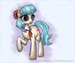 Size: 3000x2500 | Tagged: safe, artist:abovespace, derpibooru import, coco pommel, rarity takes manehattan, solo