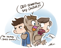 Size: 800x630 | Tagged: safe, artist:caycowa, derpibooru import, doctor whooves, bowtie, doctor who, eleventh doctor, human ponidox, tenth doctor, timelord ponidox