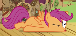 Size: 587x281 | Tagged: safe, derpibooru import, screencap, scootaloo, flight to the finish, solo