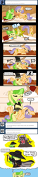 Size: 640x2965 | Tagged: safe, artist:ficficponyfic, chickadee, ms. peachbottom, oc, changeling, vampire fruit bat, clothes, cyoa, cyoa:peachbottom's quest, dream, drool, jezzie belle, nightgown, stake, tumblr, vampire hunter