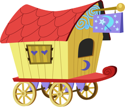 Size: 4651x4000 | Tagged: safe, artist:jeatz-axl, boast busters, simple background, transparent background, trixie's wagon, vector, wagon