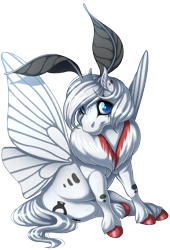 Size: 960x1411 | Tagged: safe, artist:kittehkatbar, derpibooru import, oc, oc only, moth, mothpony, original species, simple background, solo, transparent background, unshorn fetlocks