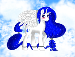 Size: 3000x2300 | Tagged: safe, artist:audra-hime, oc, oc only, alicorn, pony, alicorn oc, solo