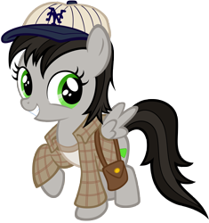 Size: 9405x10000 | Tagged: safe, artist:dentist73548, artist:tygerbug, derpibooru import, absurd resolution, crossover, indiana jones, ponified, scootaround, short round, simple background, solo, transparent background, vector