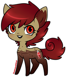 Size: 700x813 | Tagged: safe, artist:ponymonster, derpibooru import, oc, oc only, oc:coke pony, earth pony, food pony, original species, coke, simple background, solo, transparent background