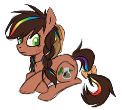 Size: 500x450 | Tagged: safe, artist:mt-nightowl, derpibooru import, oc, oc only, earth pony, pony, solo, top dressing
