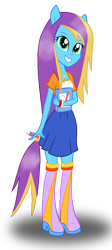 Size: 1445x3216 | Tagged: safe, artist:deannaphantom13, derpibooru import, oc, oc only, equestria girls, simple background, solo, transparent background