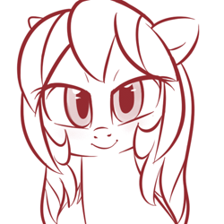 Size: 500x500 | Tagged: safe, artist:jessy, derpibooru import, oc, oc only, oc:palette swap, earth pony, pony, bedroom eyes, cute, face, solo