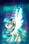 Size: 1000x1500 | Tagged: safe, artist:aquagalaxy, derpibooru import, coco pommel, rarity takes manehattan, artificial wings, augmented, magic, magic wings, solo, wings