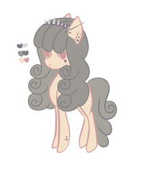 Size: 778x944 | Tagged: safe, artist:assertive-aiko, oc, oc only, earth pony, pony, solo