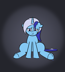 Size: 854x937 | Tagged: safe, artist:rainbow-dosh, minuette, crying, solo, underhoof