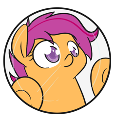 Size: 666x700 | Tagged: safe, artist:alskylark, derpibooru import, scootaloo, scootalootheadventurer, solo