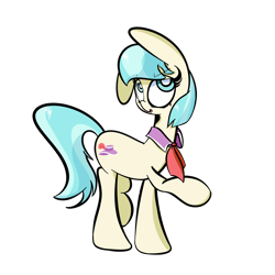 Size: 4000x4000 | Tagged: safe, artist:turtlefarminguy, coco pommel, earth pony, pony, female, mare, solo, two toned mane