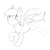 Size: 900x900 | Tagged: safe, artist:mewball, derpibooru import, oc, oc only, bat pony, pony, monochrome, solo