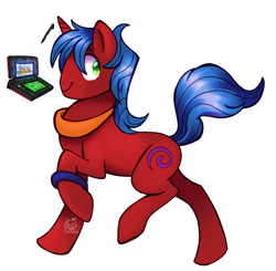 Size: 1168x1145 | Tagged: safe, artist:psychoon, derpibooru import, oc, oc only, pony, unicorn, 3ds, male, solo, stallion