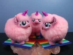 Size: 1024x768 | Tagged: safe, artist:deadheartmare, derpibooru import, oc, oc only, oc:fluffle puff, custom, pink fluffy unicorns dancing on rainbows, toy