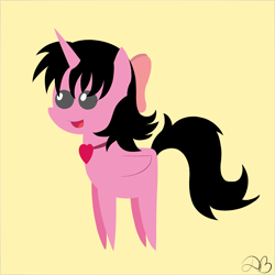 Size: 1600x1600 | Tagged: safe, derpibooru import, oc, oc only, alicorn, pony, horn, pointy ponies, solo, wings