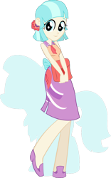 Size: 674x1080 | Tagged: safe, artist:rariedash, derpibooru import, coco pommel, equestria girls, equestria girls-ified, solo