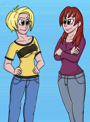 Size: 906x1220 | Tagged: safe, artist:hamflo, derpibooru import, human, lauren faust, simple background