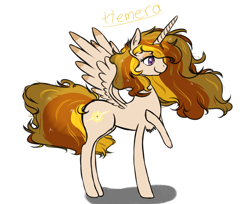 Size: 1000x817 | Tagged: safe, artist:hipsanon, oc, oc only, oc:hemera, alicorn, pony, /mlp/, 4chan, alicorn oc, solo