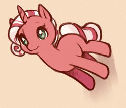 Size: 662x566 | Tagged: safe, artist:decemberdoe, derpibooru import, oc, oc only, oc:peppermint swirl, pony, unicorn, solo