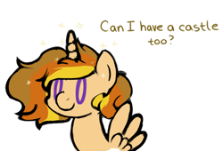 Size: 800x545 | Tagged: safe, artist:hipsanon, oc, oc only, oc:hemera, alicorn, /mlp/, 4chan, alicorn oc, cute, text