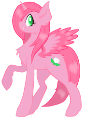 Size: 968x1376 | Tagged: safe, artist:rosesx, artist:snowkit96, derpibooru import, alicorn, pony, alicornified, amy rose, ponified, race swap, simple background, solo, sonic the hedgehog (series), transparent background