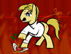 Size: 1024x788 | Tagged: safe, artist:bgn, derpibooru import, gordon ramsay, ponified, solo