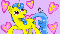 Size: 1280x730 | Tagged: safe, artist:flutteralpaca, derpibooru import, lemon hearts, pony, mane, solo