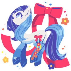 Size: 800x800 | Tagged: safe, artist:yousukou, earth pony, pony, g3, female, mare, silver rain, smiling, solo