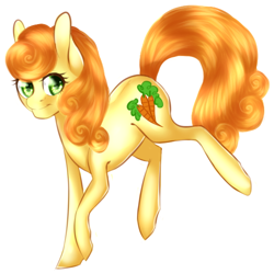 Size: 534x532 | Tagged: safe, artist:miniyume, carrot top, golden harvest, earth pony, pony, female, mare, solo