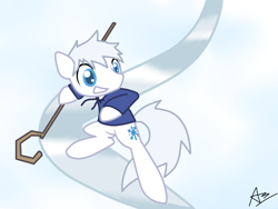 Size: 3264x2448 | Tagged: safe, artist:audiobeatzz, derpibooru import, jack frost, ponified, rise of the guardians, solo, vector