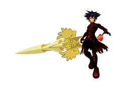 Size: 800x565 | Tagged: safe, derpibooru import, exploitable meme, keyblade, kingdom hearts, meme, render, solo, sword, twilight scepter, vanitas, x-blade