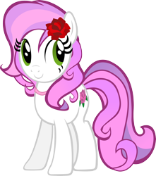 Size: 4416x5000 | Tagged: safe, artist:theshadowstone, oc, oc only, oc:petal sparkle, earth pony, pony, absurd resolution, flower, smiling, solo