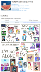 Size: 684x1181 | Tagged: safe, artist:seniorpony, artist:watermelonrat, derpibooru, i'm so alone, meme