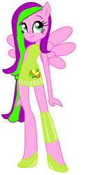 Size: 439x868 | Tagged: safe, artist:kesosofi, coconut grove, equestria girls, g3, equestria girls-ified, g3 to equestria girls, g3 to g4, generation leap, ponied up, solo